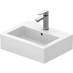VERO #070445 fontein 450mm wit met kraangat met overloop geslepen onderzijde