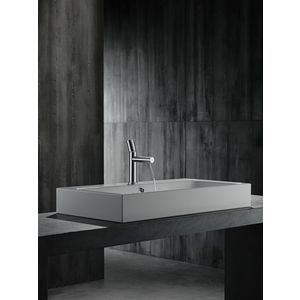 Axor Uno 1-hendel wastafelmengkraan chroom met zero greep