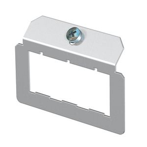 Dragerplaat 3 x gatenpatroon type E rvs A2 1.4301