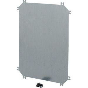 Montageplaat 2 mm dik gegalvaniseerd voor kast Ci45