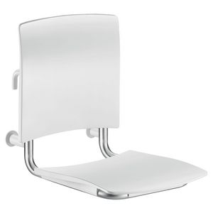 Douchezitje afneembaar extra comfort RVS mat gepolijst