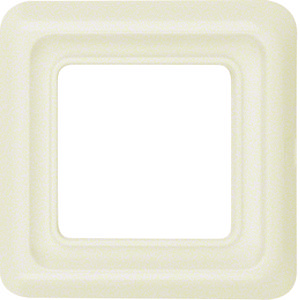 Afdekraam IP44 1-v wit glanzend