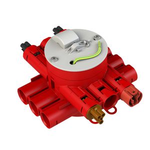Stekerbare centraaldoos CW75-E2-brandwerend