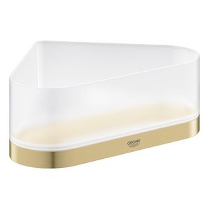 Selection korf met houder hoekmontage 41038GN0 cool sunrise geborsteld (mat goudkleurig)