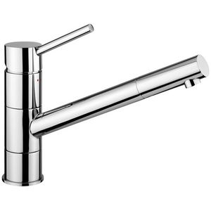 Keukenkraan BIRILLO 1-hendel dr. uitloop sprong 221mm chroom