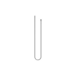 Metalen doucheslang 1/2"x3/8"x1750mm chr gebors.