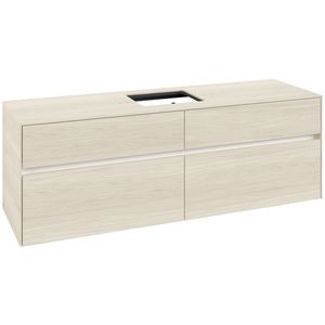 Wastafelonderkast Collaro 1600x548x500mm White Oak C13400AA