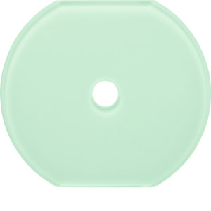 Afdekraam 1-v middenstuk voor draaischakelaar Serie Glas pol