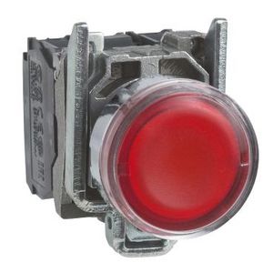 Drukknop Verlicht Verzonken terugv 22mm 250V 1NO + 1NC Ro