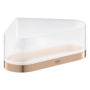 Selection korf met houder hoekmontage 41038DL0 warm sunset geborsteld (mat bronskleurig)
