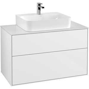 Wastafelonderkast Finion 1000x603x501mm G.White.L F10100GF