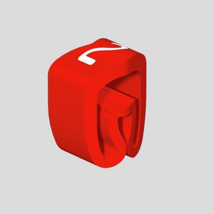 Kabelcoderingsyst. rood O.D.1.3-3mm PVC sof VVE=200