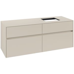 Wastafelonderkast Collaro 1400x548x500mm Cashmere Grey C133B0VN