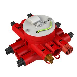 Stekerbare centraaldoos CW75-E6-brandwerend