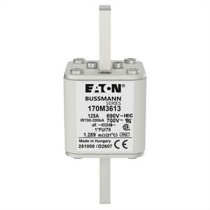 Zekering h. snelheid 125A AC 690V 200kA compact 1 45x VVE=6