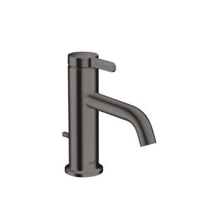 1-hendel wastafelmengkraan 70 met trekwaste Brushed Black Chrome AX One