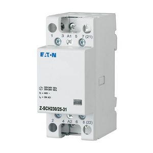 Installatierelais , 230V, 50Hz, 25A, 3NO+1NC, 2TE Eaton