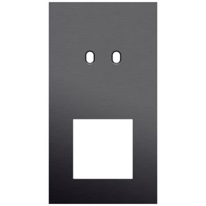 Afdekplaat 2-voud vertic. 71mm centerafst 224-57856