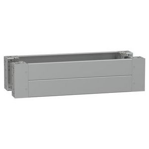 Sokkel voor frontpaneel 800x200mm RVS 304L Spacial