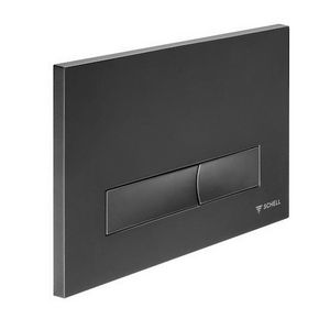 WC-Bedieningsplaat KONKAV Spoeling met 2 volumes z. golven