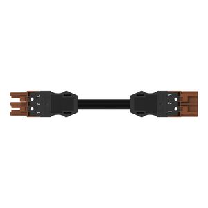 Verbindingkab.3x1,5male-female 3m bruin Eca 771-9973/006-305