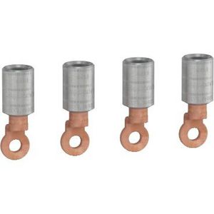 ComPacT - 4 ALU Kabelschoenen en fasescheider - 120MM2