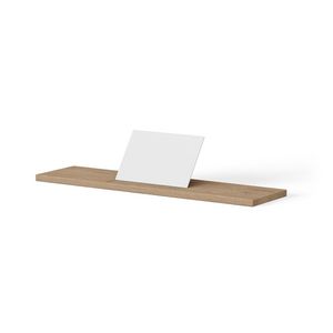 Wooden badplank 780mm massief eiken old grey mat wit