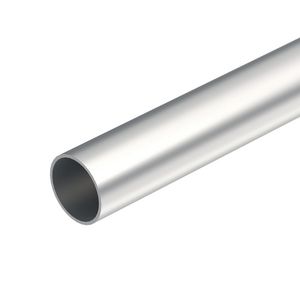 Lengte a 3m. Aluminiumbuis zonder schroefdraad Ø50 alu VVE=5