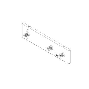 Rozet met symbolen 60x240x28mm chr 04279802500-00