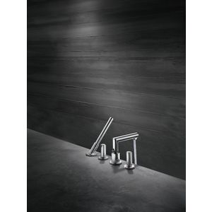 AXOR Uno 4-gats badrandmengkraan met Zero-greep chroom