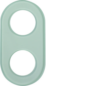 Afdekraam 2-v Serie Glas helder