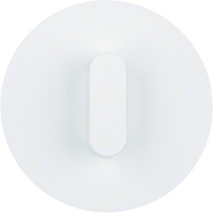 Afdekplaat+knevel Serie R.classic kunststof polarwit