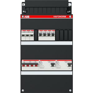 Installatiekast 4x achter 2x 30mA + K + HS 3-f