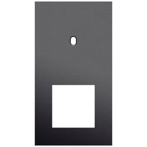 Afdekplaat 2-voud vertic. 71mm centerafst 224-57855