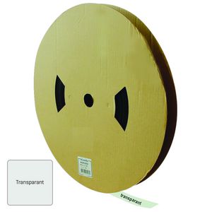 Haspel a 150m. krimpkous 1:2 hoge Temperatuur transparant D=3/64