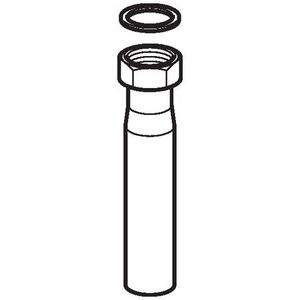 Polyethyleen (PE) aansluitstuk met wartel en pakking 50/2"