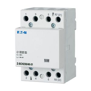 Installatierelais , 230V, 50Hz, 40A, 3NO+1NC, 3TE Eaton