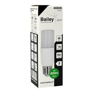 LED-lamp Compact Ecobasic T37 E27 9W 61W 820lm 840