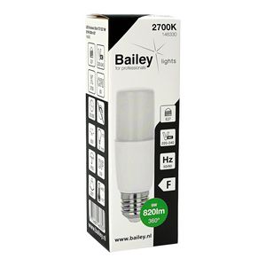 LED-lamp Compact Ecobasic T37 E27 9W 61W 820lm 827