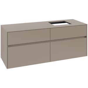 Wastafelonderkast Collaro 1400x548x500mm Taupe C13300VM