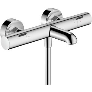 Badthermostaat chroom Ecostat Fine chroom hoh 150mm incl. s-koppelingen