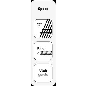 Coilnagel gegalvaniseerd getordeerd gerold 27mm VVE=8000