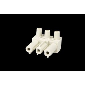 Chassisdeel 3-polig grijs (AC166 GBU/ 3 gr) VVE=200
