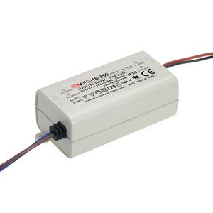 AC-DC enkele output LED driver PSU CC 16W 350mA