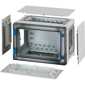 L. beh. BM1 276x186x163 wand Dicht Transparant deksel