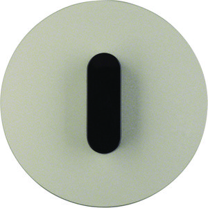 Afdekplaat+knevel Serie R.classic aluminium zwart