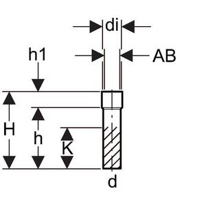 Polyethyleen (PE) aansluitstuk met krimpmof 110/125mm