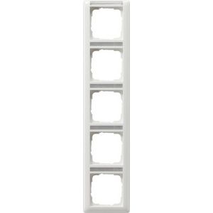 Afdekraam 5-voudig verticaal TK System 55 zuiver wit