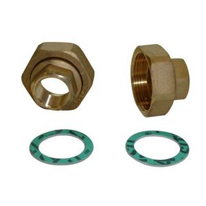 Pompkoppelingen messing G1.1/2" naar Rp 1"