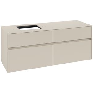 Wastafelonderkast Collaro 1400x548x500mm Cashmere Grey C132B0VN